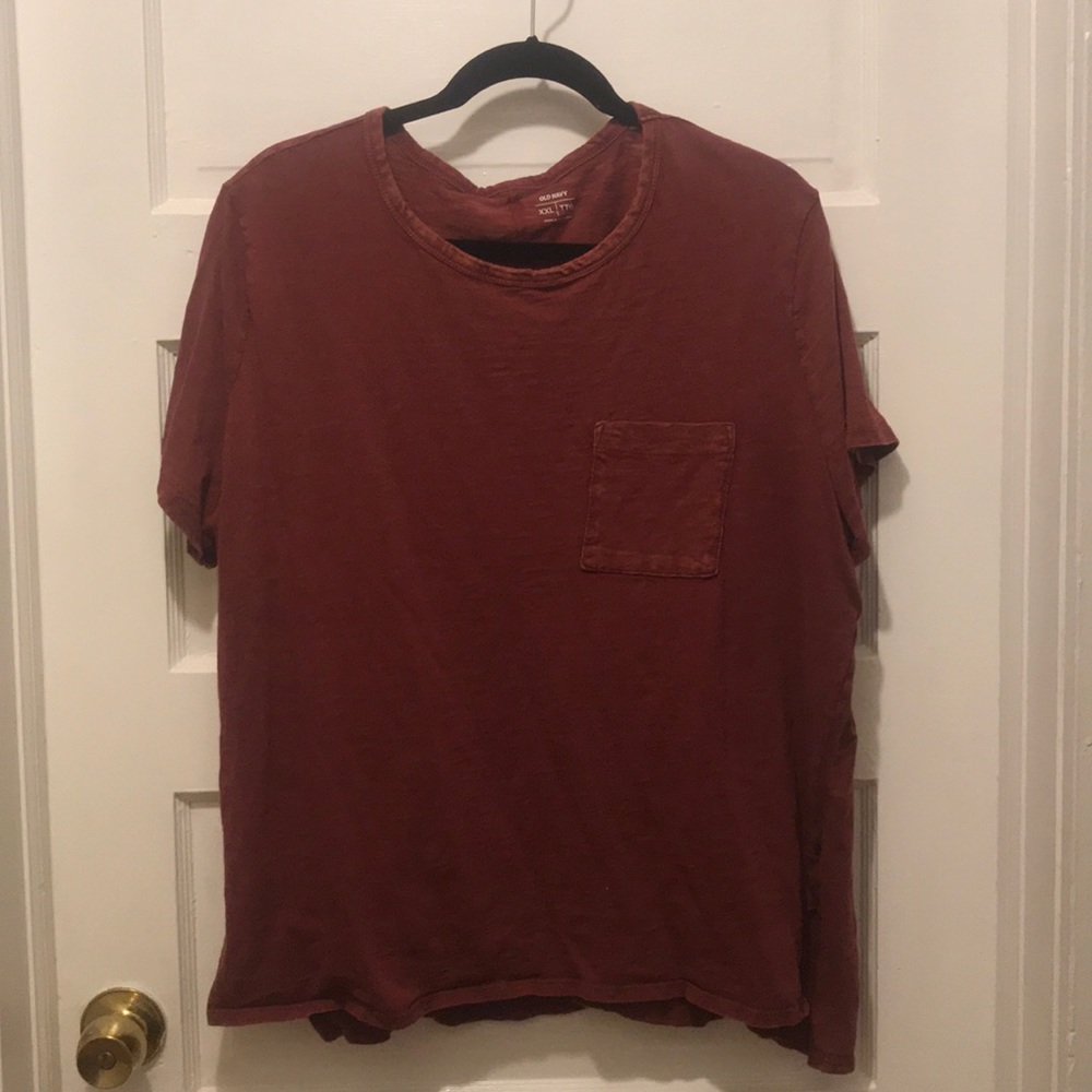 Brick Red Boyfriend Tee